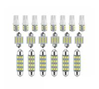VBESTLIFE Visibilidad Mejorada Kit Combinado de Bombillas LED para Automóvil nergética Fácil Instalación para el Interior del Automóvil Adecuado para Bombillas LED para Automóviles Luces