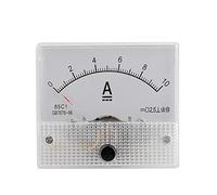 Vbestlife Voltímetro Analógico de Cuadro Móvil Panel DC Actual 2.5 85C1 Medidor de Voltaje Medida Precisa con Bajo Consumo(0-10A)