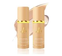 VBEYD - Base de maquillaje versátil 4 en 1: esta base líquida combina base, crema de protección solar, SPF 50, corrector y crema hidratante, se ajusta automáticamente al tono