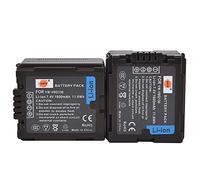 VBG130 DSTE - Batería de repuesto para Panasonic AG-HMC150 HMC153MC HMC70 HMR10 HMR10A HMR10E HMR10P HSC1U HDC-DX1 DX1-S DX1EG-S DX1GK DX3 HS100 HS100GK (2 unidades)