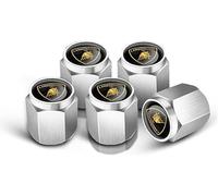 VBGPWAD 4 Tapas Antipolvo para Ruedas de Coche para Lamborghini Murciélago LP670-4 SV 2009 2010, Car Tyre Valve Caps Dust Covers Tapas de Válvula de Auto,A