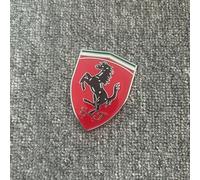 VBGPWAD Coche Emblemal para Ferrari 296 GTB 2021-2025, Maletero Trasero Calcomanías Capó Delantero Insignia Carroceria Logotipo Logo Accesorios,C