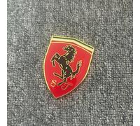 VBGPWAD Coche Emblemal para Ferrari 296 GTB 2021-2025, Maletero Trasero Calcomanías Capó Delantero Insignia Carroceria Logotipo Logo Accesorios,B