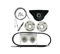 VBHdtE Elevador ventanilla coche Kit de reparación puerta corredera eléctrica izquierda para VW T5 TRANSPORTER Multivan Caravelle en adelante Botonera Elevalunas(T5LS)