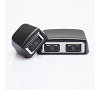 VBHdtE Elevador ventanilla coche Kits de elevalunas eléctricos 12 voltios para 2 puertas, conversión regulador elevación universal Botonera Elevalunas(SK316)