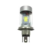 VBHdtE Faros delanteros Faro LED para motocicleta H4 de 25 W y 12 V, Ba20d, HS1, H6, para scooter moto, accesorios DRL(Red angel eye,H4)