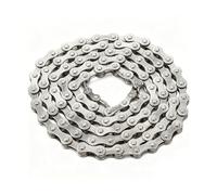 VBK Cadena De Bicicleta De 9 Velocidades, Cadena De TransmisióN Duradera Para Bicicleta De Carretera Y Bicicleta De MontañA, Acero Electrochapado Plateado AntióXido, Rendimiento Fluido Y Cambio De