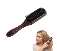 VBK Cepillo Estilizado, Cepillo de Cerdas de Jabalí Estilizado para Cabello y Barba, Slick Back Reduce Rotura del Cabello, Cardador Peine para Rizado para Peluquero Hombre Muje