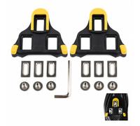 VBK SPD Cleats 6 grados, compatible con pedales Shimano SPD, pedal de clic, para bicicleta de carretera, MTB, fijación de 3 agujeros