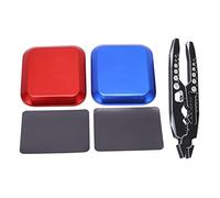 VBLKUYDPR RC Shock Absorber Clamp, Universal Aluminum Alloy Pliers for 1/8 1/10 1/12 RC Car Crawler, Multi - Function Shock Shaft and Ball End Removal Tool with Magnetic Screw Tray for Traxx (Plata)