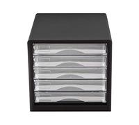 VBNCUUIOPO Archivador de oficina para escritorio, multifuncional, multiusos, para almacenamiento, pequeño armario con divisiones en capas, cinco capas