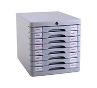 VBNCUUIOPO Clasificadores de cajones de 8 capas con cerradura para escritorio, oficina, escritorio, armario, periódicos (tamaño: 28.2 pulgadas, 36.5 pulgadas, 28.5 pulgadas)