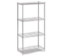 VBNCUUIOPO Soporte para encimera de cocina, estante para horno y microondas, estante de almacenamiento de 4 niveles, estantería de cocina, estantes abiertos multifunción, utensilios de cocina, toallas