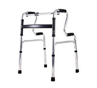 VBNCUUIOPO Walker - Marco plegable de aleación de aluminio, ligero, antideslizante, con cuatro patas, con hospital