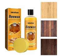 Vbnuyhim Agente pulidor de cera de abeja, 100 ml, agente de pulido natural para muebles, pulidor de madera multifuncional, brillo y protege limpiador de madera para múltiples superficies, elimina