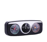 Vbnuyhim Brújula de coche multifuncional, termómetro e higrómetro de dirección de navegación 3 en 1 - Herramienta de viaje portátil multifuncional para coches, camiones, barcos, barcos, a, ver