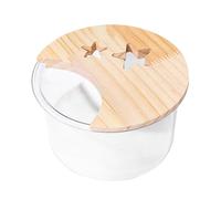 Vbnuyhim - Caja de excavación para hámster, contenedor de baño de para hámster - Bañera de Gerbo - Cuarto de baño de de Criatura de acrílico y Recipiente de para cavar