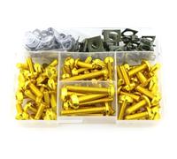 VBNYBA Motocicleta Tornillo Compatible con CBR300R para CBR600RR para CB300R para CB1000R para CB1000 para CB1300 Kit Completo De Tornillos Y Pernos para Carrocería De Motocicleta(Yellow)
