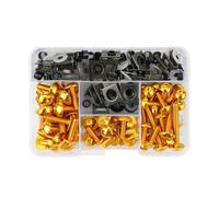 VBNYBA Motocicleta Tornillo Compatible con CBR600RR para CBR900RR para CBR1000RR para CBR1100XX 1 Juego Tornillos Pernos para Carenado De Motocicleta.(Yellow,177pcs)