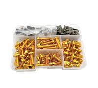 VBNYBA Motocicleta Tornillo Compatible con CR80 para CR85 para CRF150R para CR125R para CR250R para CRF250R para SL230 Tornillo De Resorte para Perno De Carenado De Motocicleta Personalizado(Yellow)