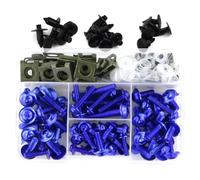VBNYBA Motocicleta Tornillo Compatible con Ducati para 748 848 899 996 1098 1198 Kit Completo De Tornillos De Carenado Completo para Motocicleta(Blue)