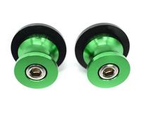 VBNYBA Motocicleta Tornillo Compatible con para Z1000 para Z750 para ZZR600 para ZX10R Deslizadores De Brazo Oscilante De Motocicleta Carretes Tornillos Soporte Tornillo De Motocicleta(Green,M8)