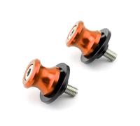 VBNYBA Motocicleta Tornillo Compatible con para ZX10R para Z para H2 para SE para 650 Tornillos De Soporte Deslizantes Carretes De Basculante De Motocicleta Accesorios Tornillos Moto 8M(Orange)