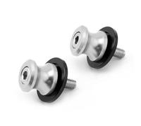VBNYBA Motocicleta Tornillo Compatible con Suzuki para GSX-R750 2006 2007 2008 2009 2010 2011 2012 2013 2014 2015 2016 2017 Tornillo del Soporte del Deslizador del Carrete del Basculante(Silver)