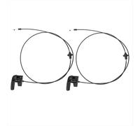 VBNYBA Palanca liberación capó Compatible con Chevrolet para Tahoe para Suburban 1500 2500 2001 2002 2003 2004 2005 2006 912017 2 Unidades Cable De Liberación del Capó del Coche con Manija