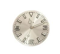 VBPBHFFNMW 28.5mm Reloj Dial + Manos Verde Luminoso Sun Pattern Modificado 369 Nail Men's Reloj Faces Accesorio Fit NH35 / NH36 / 4R / 7S Movimiento Esfera del reloj(A3)