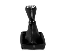 VBPBHFFNMW Ajuste for Peugeot 206 406 pomo de cambio marchas palanca cambios funda accesorios coche reemplazo Perilla de cambio(White Line)