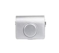 VBPBHFFNMW Bolsa de Almacenamiento Cuero for cámara instantánea for Fujifilm Instax Mini EVO, Funda for Correa Ajustable, Protectora Retro, for fotografía Bolso para cámara(Silver)