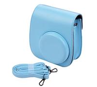 VBPBHFFNMW Bolsa de Bolsa de cámara instantánea portátil PU Cinturón de Cuero Correa de Hombro Ajuste for Fujifilm Ajuste for Fuji Mini 11 Bolso de la cámara(BLU)