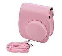 VBPBHFFNMW Bolsa de Bolsa de cámara instantánea portátil PU Cinturón de Cuero Correa de Hombro Ajuste for Fujifilm Ajuste for Fuji Mini 11 Bolso de la cámara(Rosa)