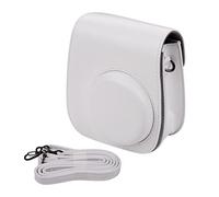 VBPBHFFNMW Bolsa de Bolsa de cámara instantánea portátil PU Cinturón de Cuero Correa de Hombro Ajuste for Fujifilm Ajuste for Fuji Mini 11 Bolso de la cámara(Wit)