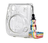 VBPBHFFNMW Bolsa de cámara Bolsa de cámara transparente portátil cubierta protectora cubierta protectora for correa de hombro Ajuste anti-impacto for Fuji Instax Mini 11 bolso de la cámara(Transparent