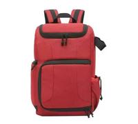 VBPBHFFNMW Bolsa impermeable for cámara mochila for cámaras fotográficas compatible for Canon Nikon Sony Xiaomi portátil DSLR trípode de viaje bolsa for lentes for video bolso para cámara(Rosso)