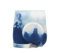 VBPBHFFNMW Bolso de cámara portátil de Cuero PU anticaída Retro Bolso de cámara de un Solo Hombro Bolso Apto for Fuji Fit for Polaroid Mini 11 8 9 Bolso de la cámara