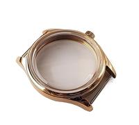 VBPBHFFNMW Caja de acero inoxidable pulido de 42 mm adecuada para mirar literal 37 mm adecuado para ETA6497/6498, caja de reloj ST3600(K2)