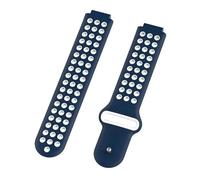 VBPBHFFNMW Correa de 22 mm compatible con Garmin Forerunner 220 230 235 630 620 735 Approach S20 S5 S6 pulsera de silicona accesorios for pulsera Correa de reloj(Blue-white,For Forerunner 620)