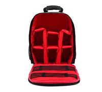 VBPBHFFNMW Digital SLR Bolsa de cámara Pequeña cámara de cámara Video Mochila Impermeable Multifuncional Transpirable Bolsa de cámara Bolso de la cámara(Rosso)