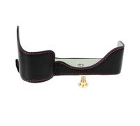 VBPBHFFNMW Estuche de cuero for cámara, medio cuerpo, apto for Sony ILCE-7M2, A7 Mark II, A7R II, estuche inferior de cuero, batería abierta. bolso para cámara(Noir)