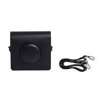 VBPBHFFNMW Estuche de cuero sintético for cámara instantánea, a prueba golpes, retro, protector, antiarañazos, portátil, apto Fujifilm Instax WIDE EVO bolso para cámara(Noir)