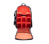 VBPBHFFNMW Mochila de gran capacidad, mochila for cámara, impermeable fotografía, multifuncional viajes drones y bolso para cámara(Grey-Orange Lining)