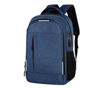 VBPBHFFNMW Mochila de negocios for hombre, personalizable, gran capacidad, hecha tela Oxford, elegante bolso para cámara(041901-blue)