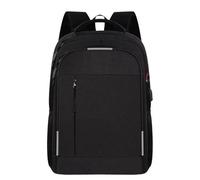 VBPBHFFNMW Mochila de negocios for hombre, personalizable, gran capacidad, hecha tela Oxford, elegante bolso para cámara(041901-black)