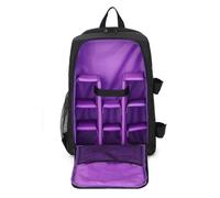 VBPBHFFNMW Mochila impermeable de gran capacidad for cámara fotográfica trípode vídeo y DSLR compatible Canon Nikon Sony Pentax bolso para cámara(Model Purple)
