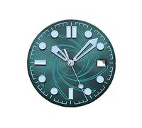 VBPBHFFNMW Modificado Skx007 Puntero de reloj for dial verde Accesorios luminosos C3 adecuados Compatible for japonés NH35 / NH36 Movimiento automático A5 Esfera del reloj(4)