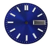 VBPBHFFNMW No hay logotipo de 29mm dial calendario reloj de reloj for NH36 / 4R36 / 7S26 Movimiento verde luminoso Esfera del reloj(BLACK 1)