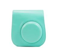 VBPBHFFNMW Retro clásico PU Cámara de Cuero Correa Bolsa de Hombro Cubierta Protectora Cubierta Cubierta de protección for Polaroid Fit For Fujifilm Mini 8 8+ 9 Bolso de la cámara(Mint Green)